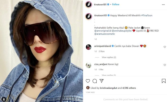 Penampilan Tina Toon 