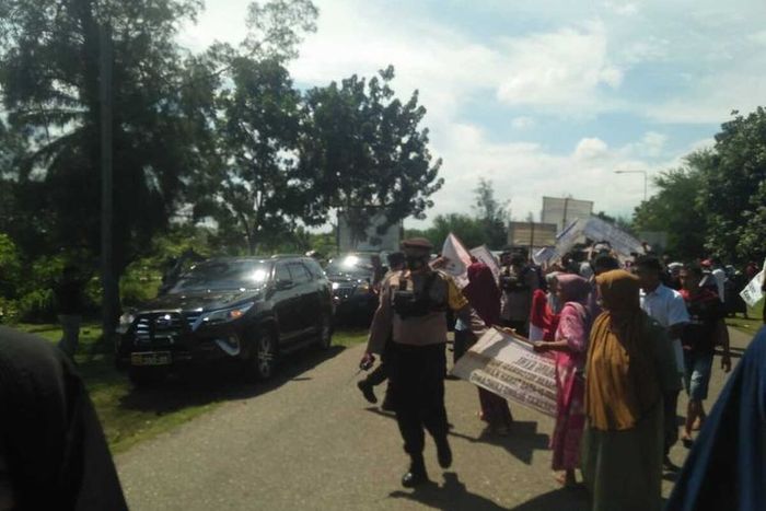 Rombongan mobil Ahok dicegat di Aceh
