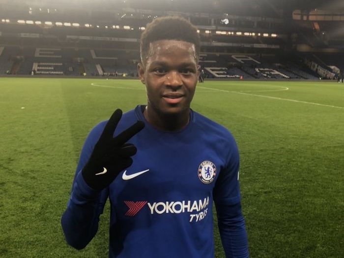 Daishawn Redan saat membela Chelsea U-18.