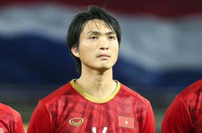 Gelandang timnas Vietnam, Nguyen Tuan Anh. 