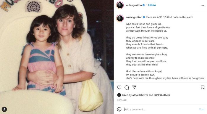 Wulan Guritno dan sang ibu