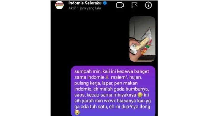 Keluhan pelanggan Indomie