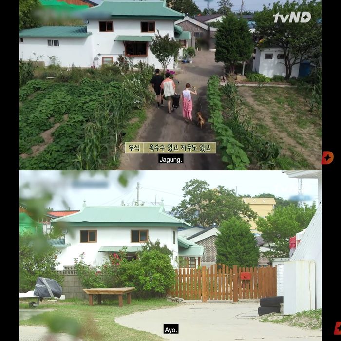 Eksterior rumah artis Choi Woo Shik.