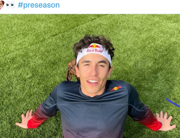 Marc Marquez Sedang Menjalani Pelatihan untuk Percepatan Pisiknya