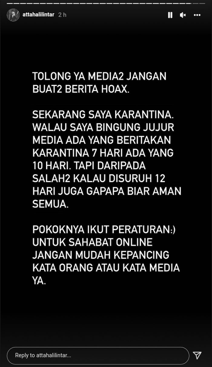 Atta Halilintar ngamuk gegara dituding terjangkit Covid-19