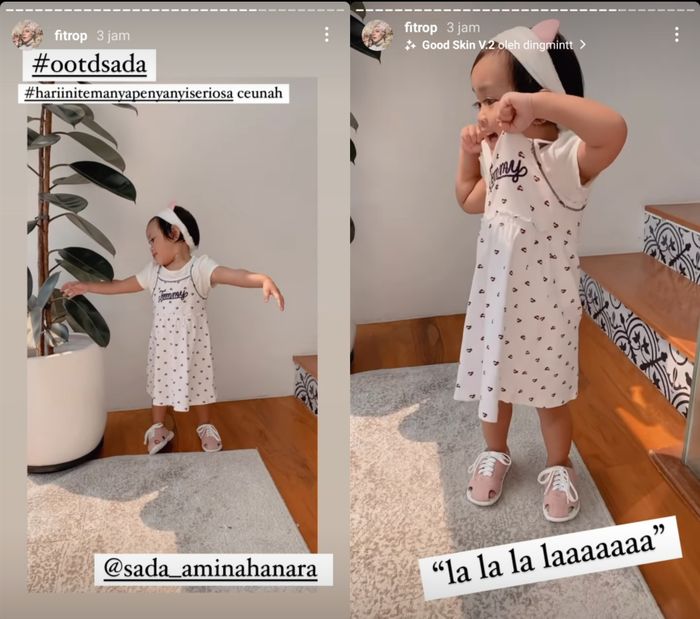 Potret tangga di rumah artis Fitri Tropica.