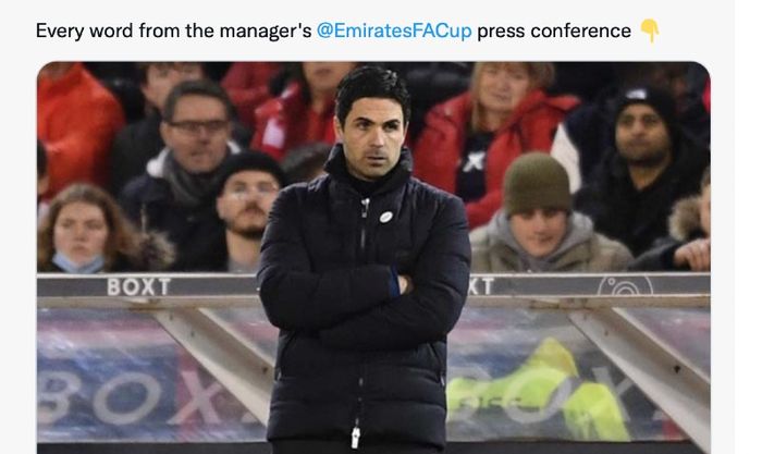 Pelatih Arsenal, Mikel Arteta