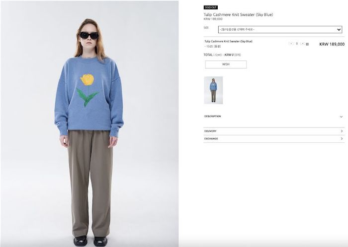 Detail harga sweater yang dikenakan Lisa BLACKPINK