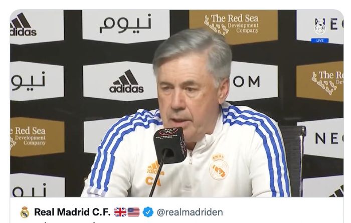 Pelatih Real Madrid, Carlo Ancelotti