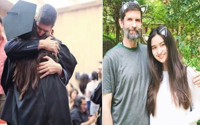 penampilan Andrew Dougherty di wisuda Stephanie Poetri