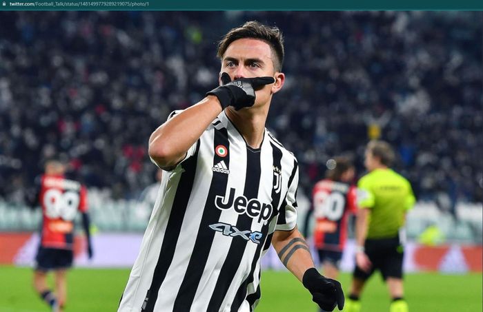 Penyerang Juventus, Paulo Dybala.