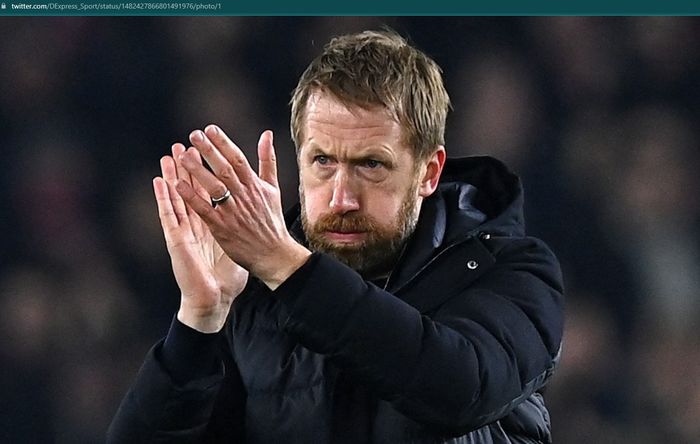 Pelatih Brighton &amp; Hove Albion, Graham Potter.