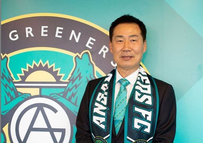 Pelatih Ansan Greeners, Cho Min-kook. Dia akan menangani Asnawi Mangkualam di musim 2022. 