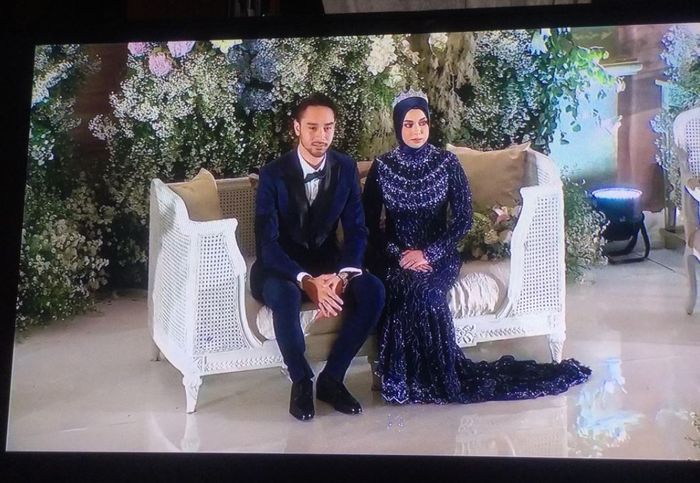 Megantara resmi menikah dengan Asri Faradila Sam Putri di Masjid Cut Mutia, Jakarta pada Sabtu (22/1/2022)