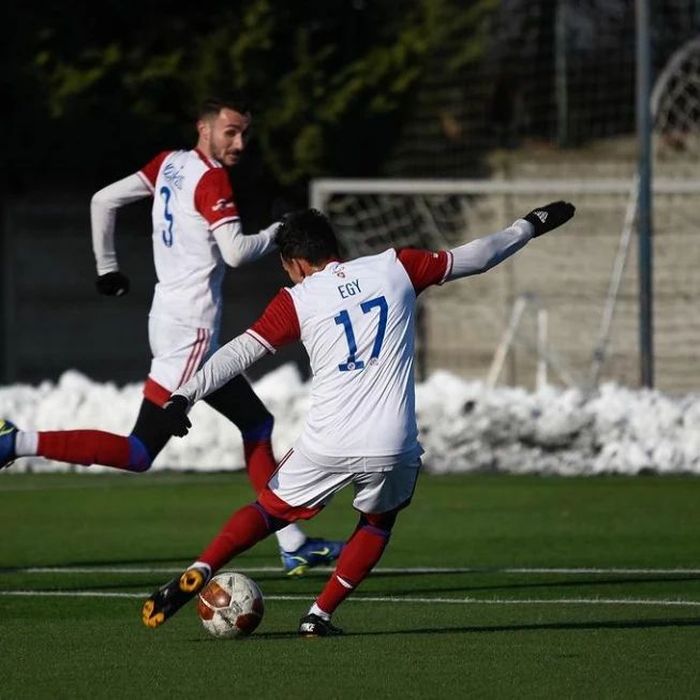 Egy Maulana Vikri tampil sejak awal dan membawa FK Senica menang 2-1 atas FC Vion Zlate Moravce dalam laga Tipsport Liga, di Stadion NTC Senec, Sabtu (22/1/2022).