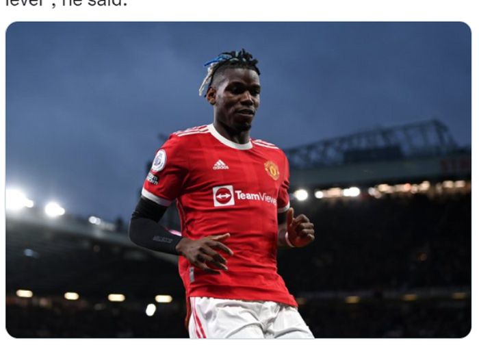 Gelandang Manchester United, Paul Pogba