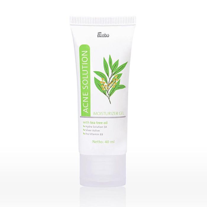 Rekomendasi moisturizer untuk kulit berjerawat: Fanbo Acne Solution Moisturizer Gel.