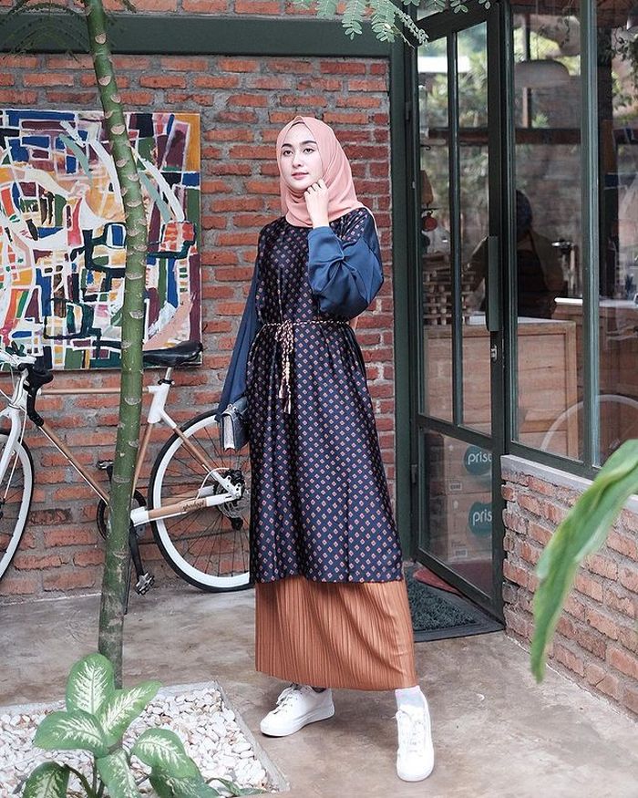 Model tunik motif buat lebaran 2022