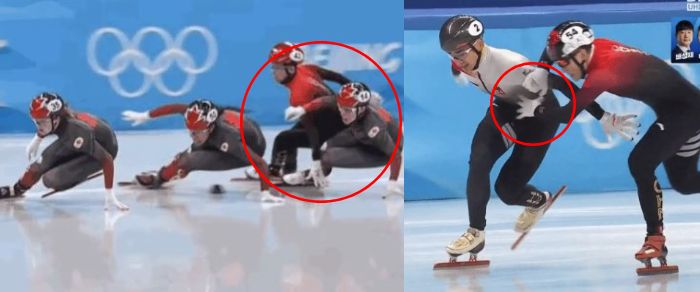 Kolase foto kecurangan atlet Tiongkok