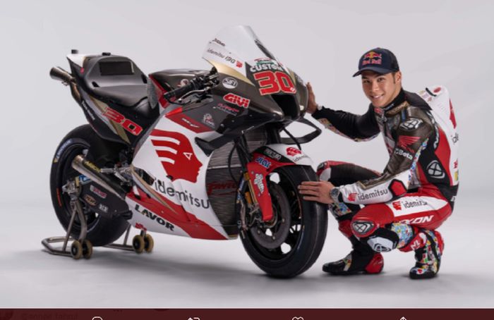 Livery motor LCR Honda Idemitsu untuk MotoGP 2022