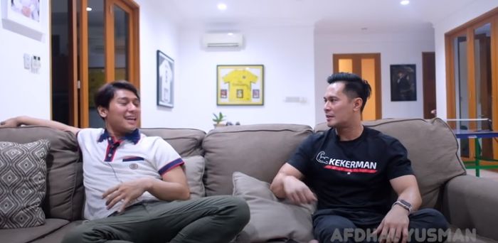 Perbincangan Rizky Billar dan Afdhal Yusman mengenai nama anak pertama Lesti Kejora.