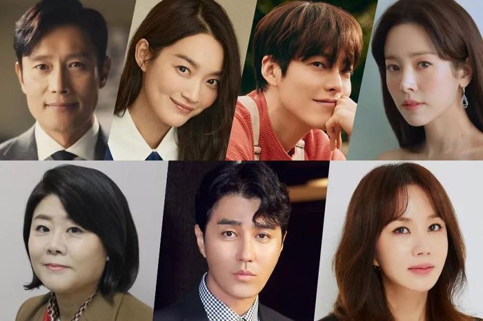 Kolase para pemain drama Korea 'Our Blues'