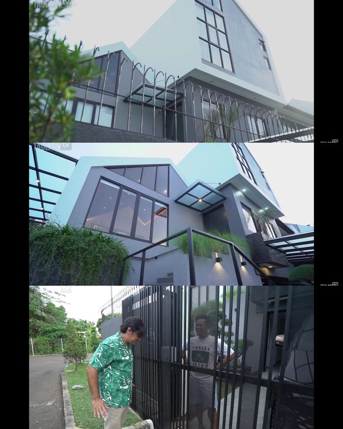 Eskterior rumah artis Surya Insomnia.