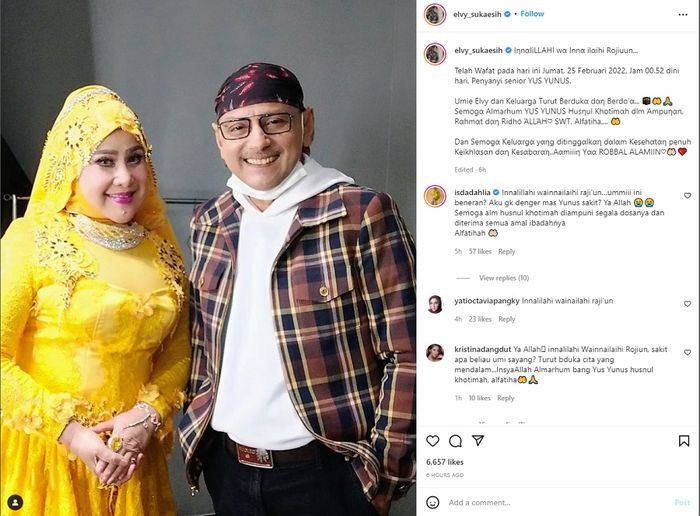 Postingan Elvy Sukaesih