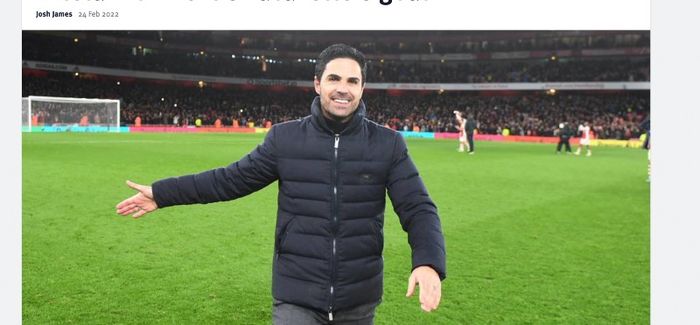 Pelatih Arsenal, Mikel Arteta