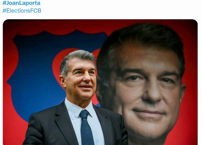 Presiden Barcelona, Joan Laporta.