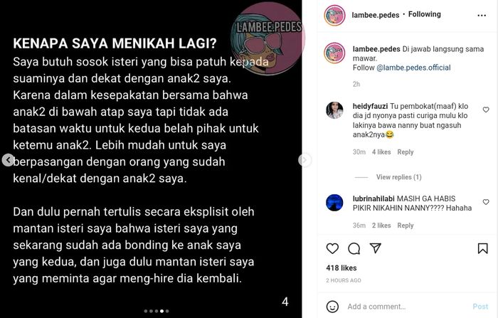 Mantan suami Mawar AFI ungkap alasan menikahi mantan baby sitter 