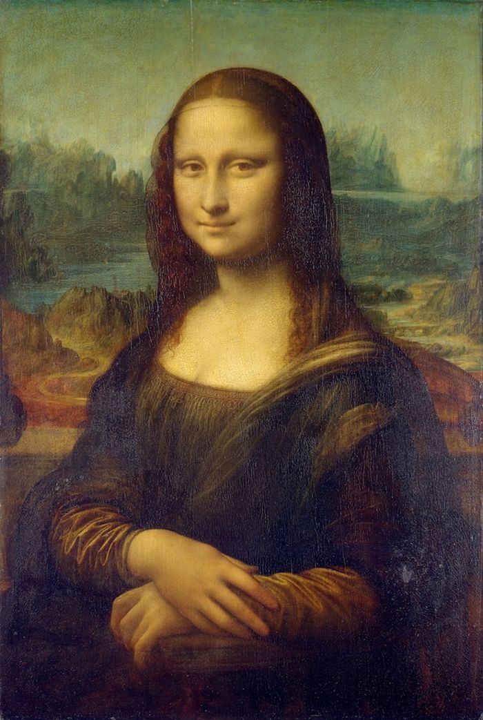 Menggunakan chimeric -- atau cermin -- gambar, peneliti telah menentukan bahwa setengah dari senyum Mona Lisa menampilkan kebahagiaan sementara setengah lainnya netral mencerminkan emosi yang tidak asli.