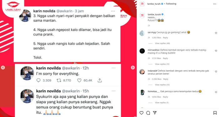Cuitan Awkarin tentang Gangga yang viral di jagat medsos 