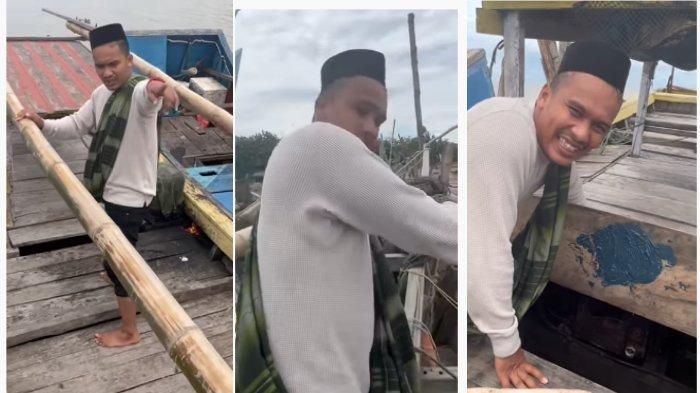 Nodiewakgenk yang sedang mencari ikan.