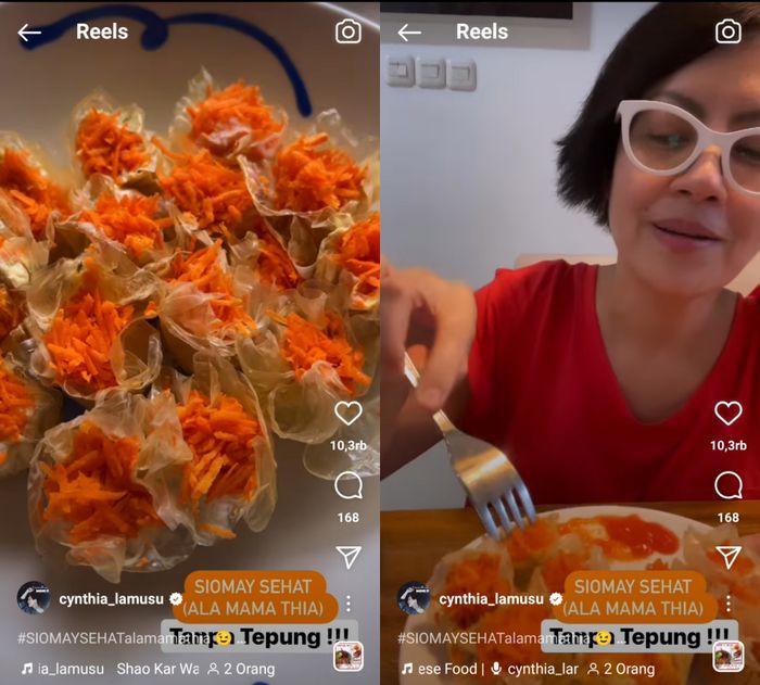 Resep siomay sehat ala Cynthia Lamusu.