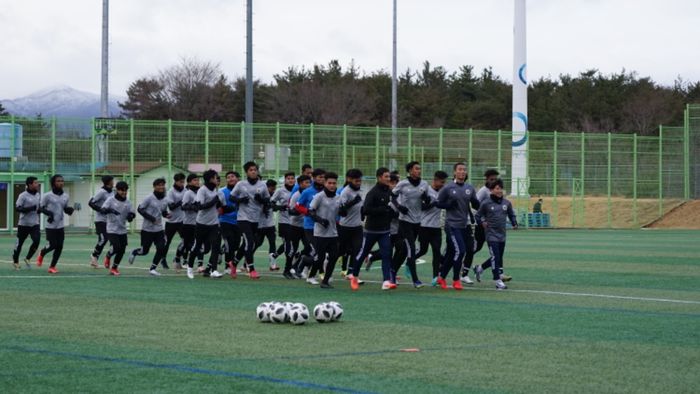 Latihan perdana Timnas U-19 Indonesia di Korea Selatan