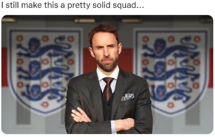 Pelatih timnas Inggris, Gareth Southgate.