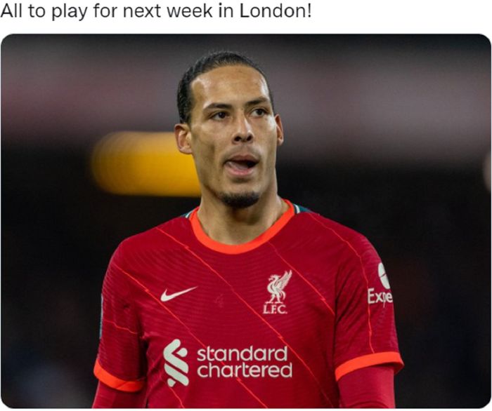 Pemain bertahan Liverpool, Virgil van Dijk.