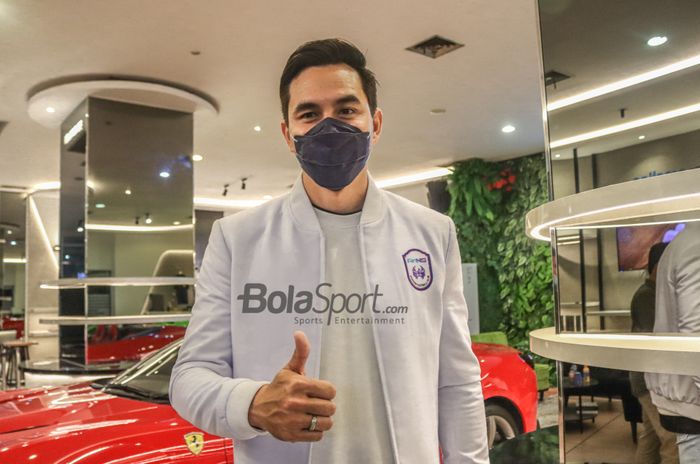 Chief Operating Officer (COO) RANS Cilegon FC, Darius Sinathrya, saat ditemui di Prestige Image Motorcars, Pluit, Jakarta Utara, 29 Maret 2022.