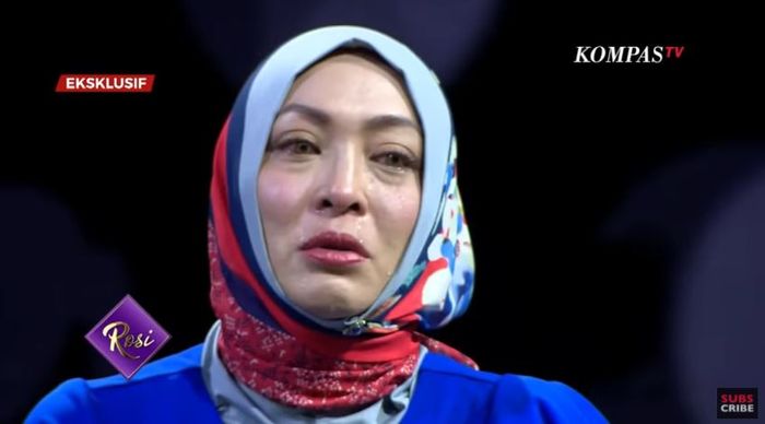 Angelina Sondakh saat jadi bintang tamu di acara 'Rosi'