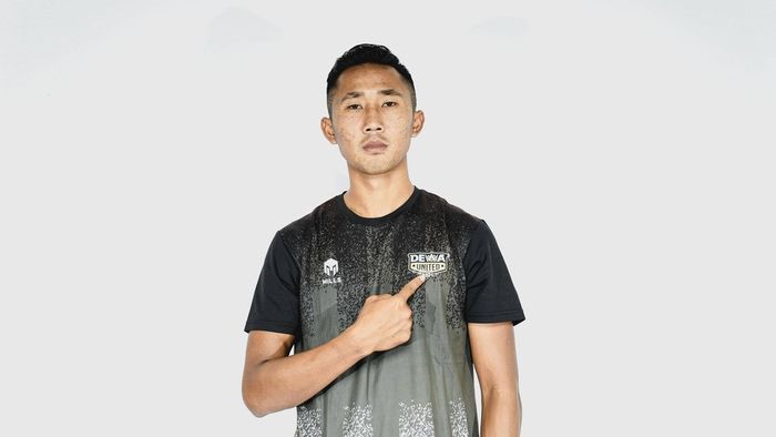 Pemain baru Dewa United, Miftah Anwar Sani.