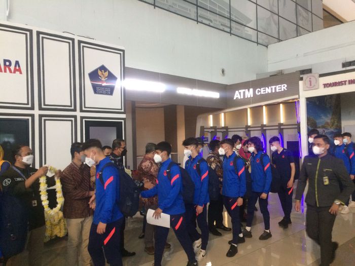 Atletico Madrid U-18 tiba di Indonesia