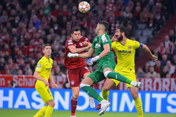 Bayern Muenchen dan Villarreal masih sama kuat 0-0 di babak pertama leg kedua perempat final Liga Champions 2021-2022.