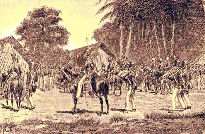 Diponegoro telah tiba di Magelang dalam mempersiapkan diri untuk berperang.