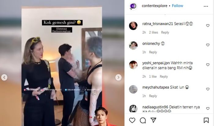 Luna Maya dan Jackson Wang ngobrol