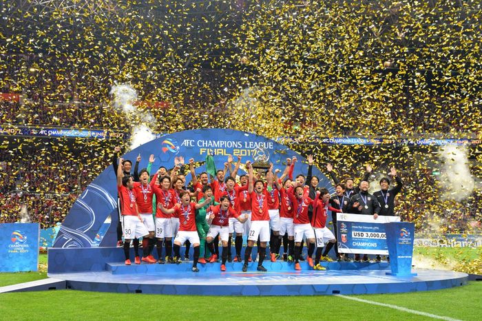 Urawa Reds, wakil Liga Jepang yang sukses menjuarai Liga Champions Asia.