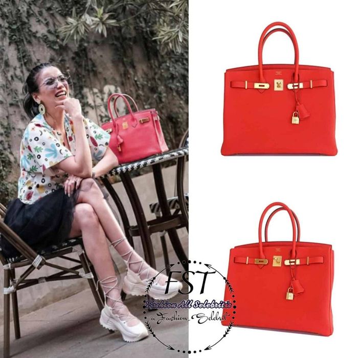 Tas Hermes Birkin milik Sabrina Chairunnisa.