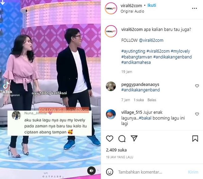 Video pengakuan Ayu Ting Ting soal hubungannya dengan Andika Kangen Band viral