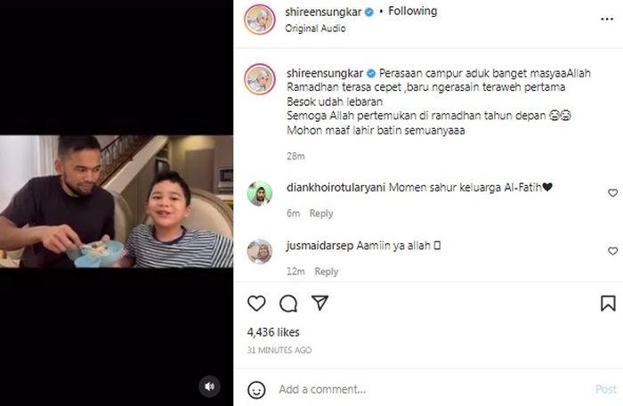 Video kompilasi shireen Sungkar selama bulan Ramadan 2022 