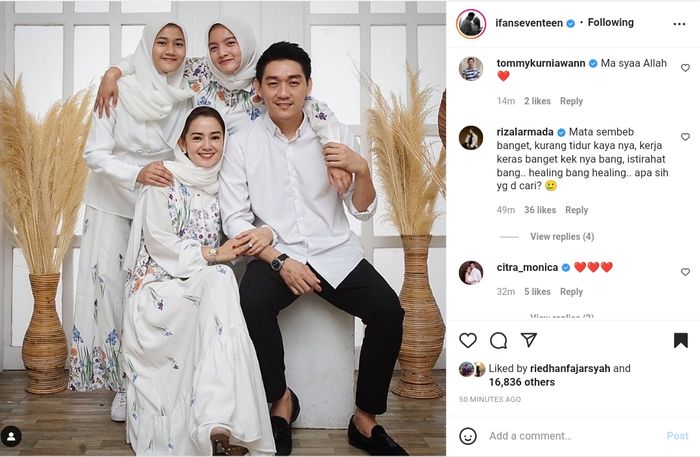 Unggahan Ifan Seventeen.